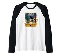 Redwood National Park State USA Park Géant Redwood Souvenir Manche Raglan