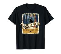 Redwood National Park State USA Park Géant Redwood Souvenir T-Shirt
