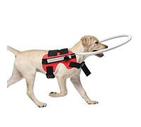 Redxiao Anneau Anti-Collision Confortable pour Chien Aveugle Anti-Collision Non Toxique, Gilet de Harnais pour Chien Aveugle, Animal pour Chat(MYFZ02 Red, S)
