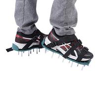 Redxiao Bonne résistance avec Sangles et Boucles réglables Sandales réglables à Pointes de pelouse, Sandales à Gazon, Chaussures à Pointes d'aérateur de desserrage, Plastique PP de(3 Straps)