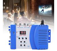 Redxiao Convertisseur AV vers RF, Modulateur Hdmi à Coque en Acier, Décodeur Audio 5.1 RF, 80~95DBUV, 47~868mHz, Adapté pour DTS / Ac3 (Prise EU)