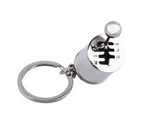 Redxiao Modèle de pièce Automatique, Porte-clés de Changement de Vitesse en métal Poli, Mini Porte-clés modèle de pièce Automatique Porte-clés en métal Gadgets, pour Sacs /(12-Silver)