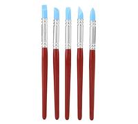 Redxiao Sculpture en Argile Shaper, Pointe en Caoutchouc Formant Stylo brosses Sculpture Bois Potence à Queue pour la Sculpture d'argile Sculpture Bricolage façonnant Outil de Sculpture