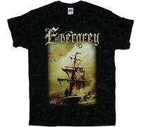 Réé EVERGREY The Atlantic Black T-shirt pour homme Puissance progressive Métal Destinées Avertissement Taille, Noir , L