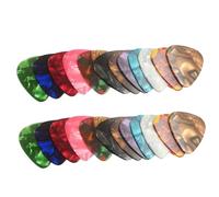 Reeatel Lot de 24 médiateurs pour guitare et basse 3 épaisseurs différentes