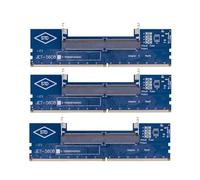 Reeatel Lot de 3 adaptateurs de mémoire DDR4 SO-DIMM pour ordinateur portable vers PC DIMM RAM Module de test