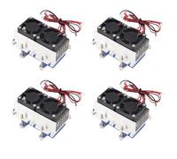 Reeatel Lot de 4 systèmes de refroidissement thermoélectriques Peltier 12 V 144 W