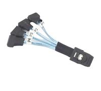 Reeatel Mini SAS SFF-8087 vers 4X mâle 3.0 SSD haute vitesse câble de transfert de données 1 à 4 0. Câbles d'ordinateur Câbles matériels