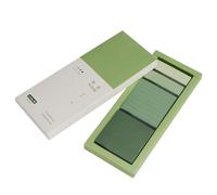 Reeatel Notes adhésives vierges portables, onglets auto-adhésifs pour agenda, journal, calendrier, 480 feuilles, vert, facile à utiliser, 8,9 x 21,6 cm