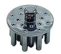 Reeatel Système d'interface EEG Cerveau-Ordinateur 14 mm Peigne Électrode sèche Cuivre Plaqué Argent Chlorure (Cu/AgCl) pour OpenBCI Amélioration de la Qualité du Signal