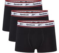 Reebok 3 Pack Mens Boxer Shorts Barlow Noir Moyen Male