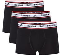 Reebok 3 Pack Mens Boxer Shorts Barlow Noir Très grand Male
