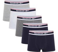 Reebok 5 Pack Boxer Shorts Mens Jay Marine/Gris/Blanc X Large Male