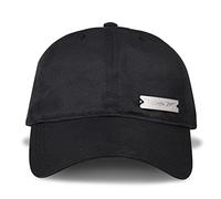Reebok Active Metal Badge Cap avec Sangle réglable pour Homme et Femme (Taille Unique) Panneau Avant à Profil Bas, Fond de Teint-Noir, Mixte