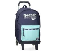 Reebok Andrew Sac à dos pour ordinateur portable avec chariot portable 15,6 pouces Bleu 31 x 44 x 15 cm Polyester 20,46 L by Joumma Bags, bleu, Talla única, Sac à dos pour ordinateur portable avec
