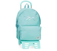 Reebok Ann Sac à Dos Scolaire avec Chariot Bleu 31 x 44 x 17,5 cm Polyester 23,87 L by Joumma Bags, Bleu, Sac à Dos Scolaire avec Chariot