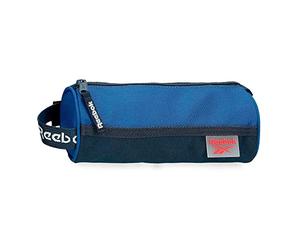 Reebok Atlantic Trousse Ronde Bleu 23x9x9 cms Polyester