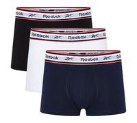 Reebok - Boxers homme BARLOW - Lot de 3 Noir/Blanc/Marine Taille S
