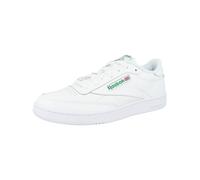 Reebok Club C 85, Chaussures de Gymnastique Mixte, Blanc (Intense-White/Green), 37.5 EU