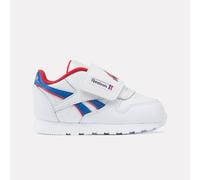 Reebok - Baskets Classic Leather pour bébé, Ftwrwhite/Vectorblue/Vectorred, Taille: 21