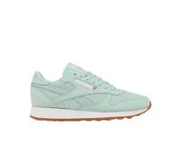 Reebok Baskets Classiques en Cuir pour Femme, Turquoise/Craie/Caoutchouc, 39 EU