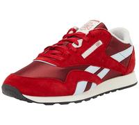 Reebok Baskets classiques en nylon Homme Classic – Bordeaux/Rouge Flash/Bleu Verre, 38,5 EU