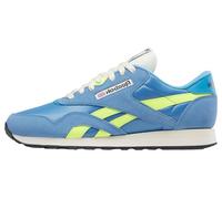 Reebok Baskets Classiques en Nylon pour Homme, Essentialblue Solaracidyellow Vtgchalk, 42 EU
