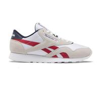 Reebok Baskets Classiques en Nylon pour Homme, FTWR Blanc Flash Rouge Vecteur Marine, 42 EU