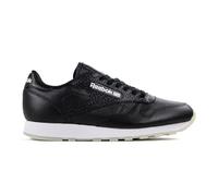 Reebok Baskets Classiques Unisexes en Cuir, Noir, 43 EU