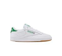 Reebok Baskets Club C 85 pour Homme, Ftwrwhite Glengreen Rbkrubbbergum1, 43 EU