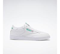 Reebok - Baskets Club C 85, Homme, White/Green, Taille: 44