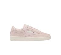 Reebok Baskets Club C 85 pour Femme, Craie, Rose Pur, albâtre, 38,5 EU