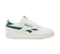 Reebok Baskets Club C Double Revenge pour Femme, Craie/Vert foncé, Taille 41 EU, Chalk Chalk Green DarkGreen, 41 EU
