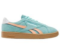 Reebok - Sneakers basses en cuir suède - Club C Grounds UK Ai Aqua Sunkissed Orange Gum en Cuir - Taille 38,5 - Bleu Bleu 38,5