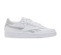 Reebok Baskets Club MEMT Txtl pour femme, Blanc/gris acier/argenté métallisé, 37 EU