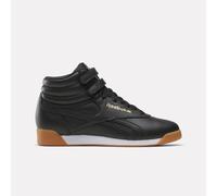 Reebok - Baskets Freestyle Hi pour femme, Black / Gold / Gum, Taille: 39