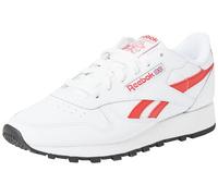 Reebok Baskets Klassisches Leder Unisexes, FTWR White Vector Red Core Noir, 34 EU