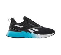 Reebok Baskets Nano Gym pour Homme, Black White Future Cyan, 43 EU