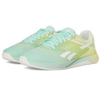 Reebok Baskets Nano X5 pour Femme, Bleu Clair, Taille 40 UE, Glitch Aqua Yellow Haze Chalk, 40 EU