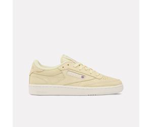 Reebok - Baskets pour Femme Club C 85, Chalk/Rawyellow/Simplebiege, Taille: 39