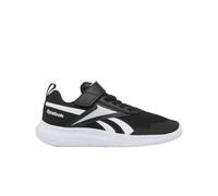 Reebok Baskets Rush Runner 5 avec Lacets élastiques et Sangle supérieure pour Enfant, Noir et Blanc., 33 EU