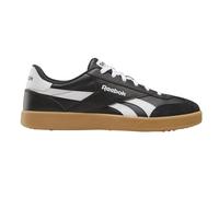 Reebok Baskets Smash Edge en daim unisexe pour adulte, Noir/blanc/gomme, 11 Women/9.5 Men