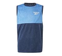 Reebok Big Performance Muscle T-Shirt pour Enfant, Fille, Tricot, H89216RBI, Bleu, 18 Años