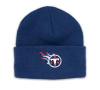 Reebok Bonnet classique avec revers en tricot - NFL, mixte adulte, bleu, taille unique