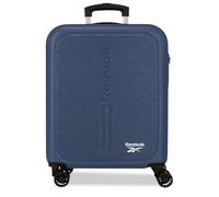 Reebok Boston Marine Valise Cabine 40x55x20 cm Rigide ABS Serrure à Combinaison Intégrée 37L 2.6kg 4 Doubles Roues Bagage à Main par Joumma Bags