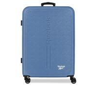 Reebok Boston Medium Denim Valise 46x65x25 cm Rigide ABS Serrure à Combinaison Intégrée 56L 4kg 4 Doubles Roues par Joumma Bags