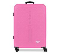 Reebok Boston Medium Rose Valise 46x65x25 cm Rigide ABS Serrure à Combinaison Intégrée 56L 4kg 4 Doubles Roues par Joumma Bags