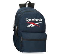 Reebok Boston Sac à Dos Scolaire Adaptable au Chariot Portable jusqu'à 15,6" Pouces Bleu 31 x 44 x 15 cm Polyester 20,46 L by Joumma Bags