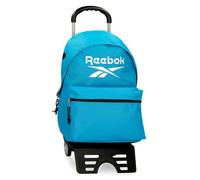 Reebok Boston Sac à Dos Scolaire avec Chariot Bleu 31 x 44 x 17,5 cm Polyester 23,87 L by Joumma Bags, Bleu, Sac à Dos Scolaire avec Chariot