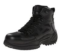 Reebok Bottines à réponse rapide pour homme avec fermeture éclair latérale, 15,2 cm, marron clair, taille 48 EU, Noir, 13-W US mens